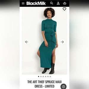 Blackmilk Art Thief Dress in Spruce